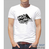 Футболка унісекс з принтом "Котик хоче Омегу" Футболка унісекс з принтом "Котик хоче Омегу"