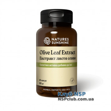 Листя оливи (Olive leaf extract) NSP, артикул RU204