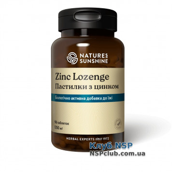 Вітаміни з цинком (Zink Lozenge) NSP, артикул RU1667
